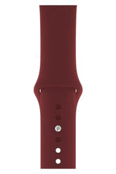 Apple Watch Uyumlu Silikon Kordon Bordo
